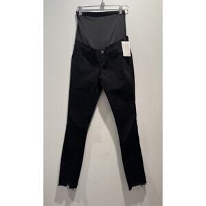 Abercrombie & Fitch Maternity Size 25 0 Long The Super Skinny‎ Ankle Jeans Black